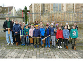 Rasseln in Naumburg - eine alte Ostertradition (Foto: Karl-Franz Thiede)